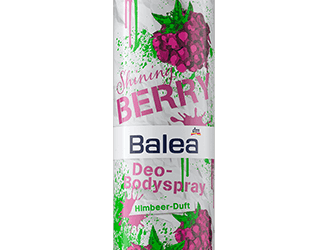 Balea Deo-Spray mit Kiwi-Duft und mit Himbeer-Duft