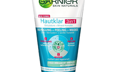 Garnier Hautklar 3in1 Reinigung, Peeling, Maske