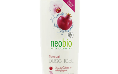 neobio Sensual Duschgel Bio-Granatapfel und Orchidee