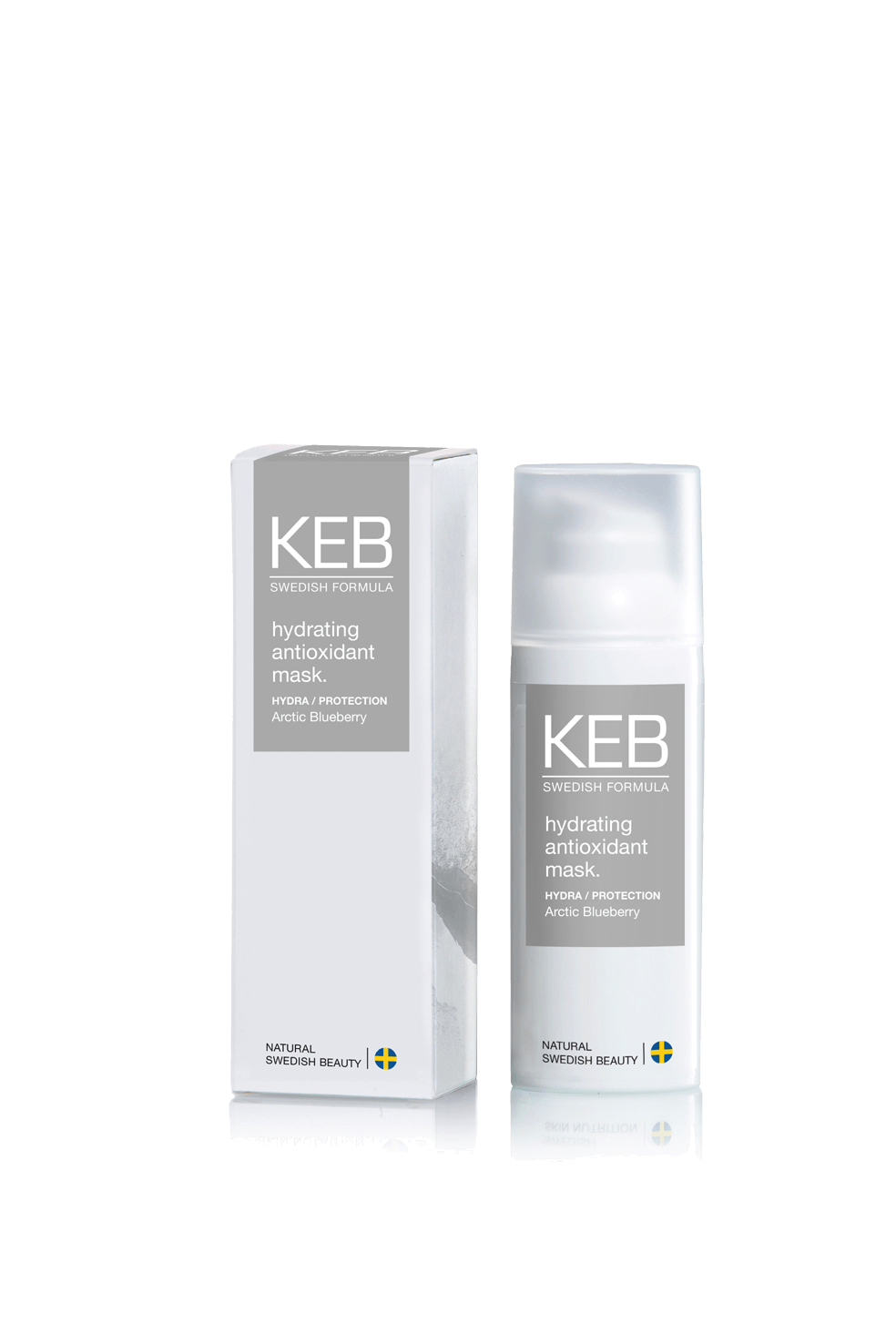 KEB Skincare hydrating antioxidant mask. und purifying antioxidant mask.