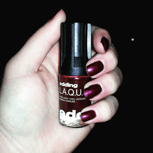 edding L.A.Q.U.E. Rich Red Wine, Flashy Fuchsia & Top Coat