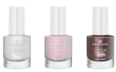 essence happy girls are pretty Nail Polish 06 the choco side of life, 01 make me smile & 04 just happy!