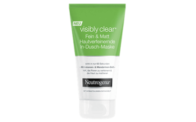 Neutrogena visibly clear Fein & Matt Hautverfeinernde In-Dusch-Maske