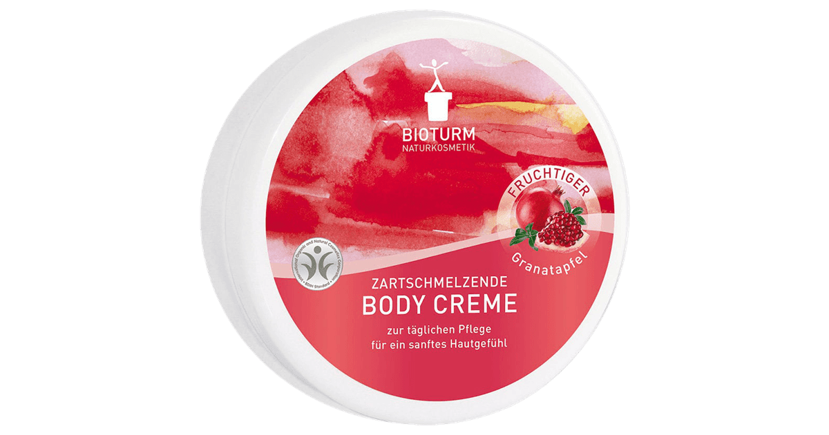 BIOTURM Zartschmelzende Body Creme Fruchtiger Granatapfel