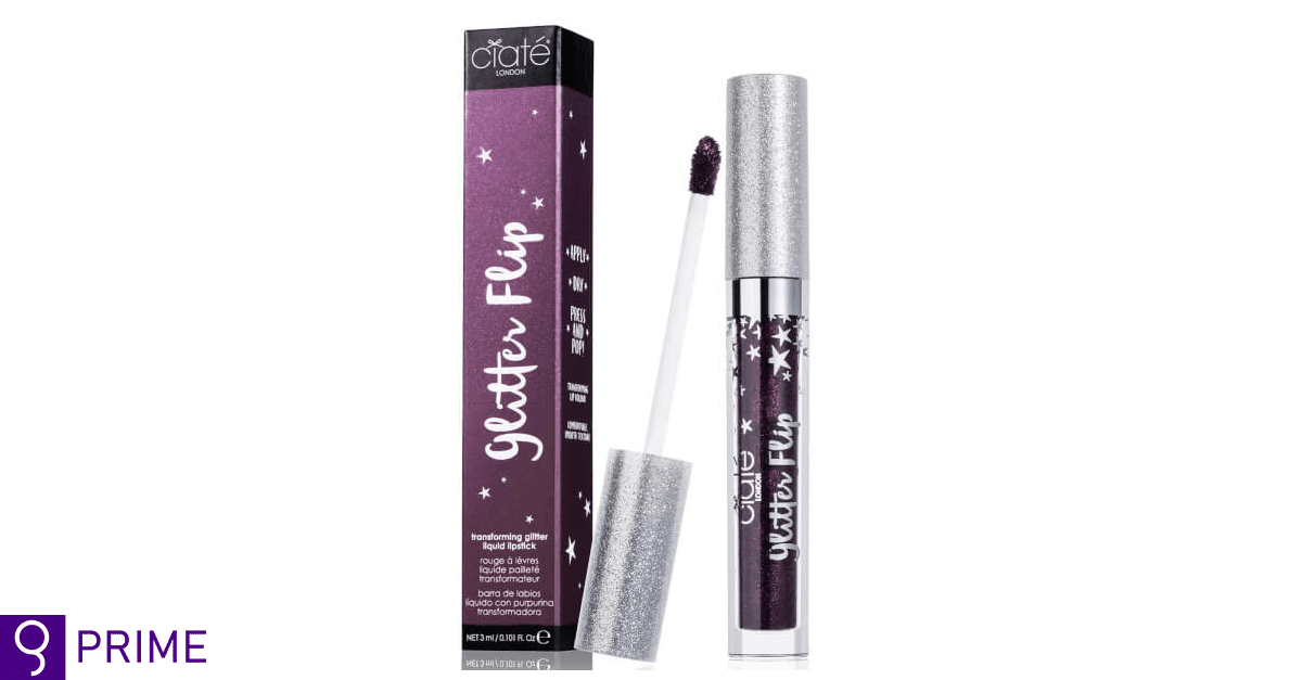 ciaté london Glitter Flip transforming glitter liquid lipstick Fortune