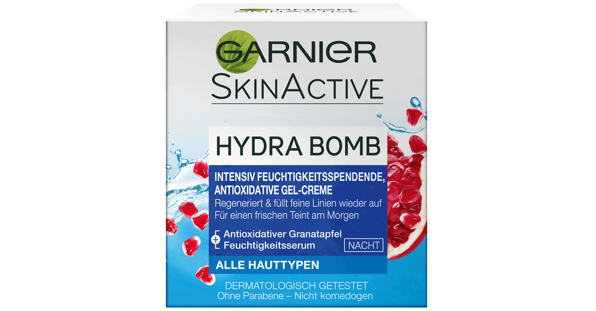 Garnier SkinActive Hydra Bomb Antioxidative Pflege Tag & Antioxidative Gel-Creme Nacht