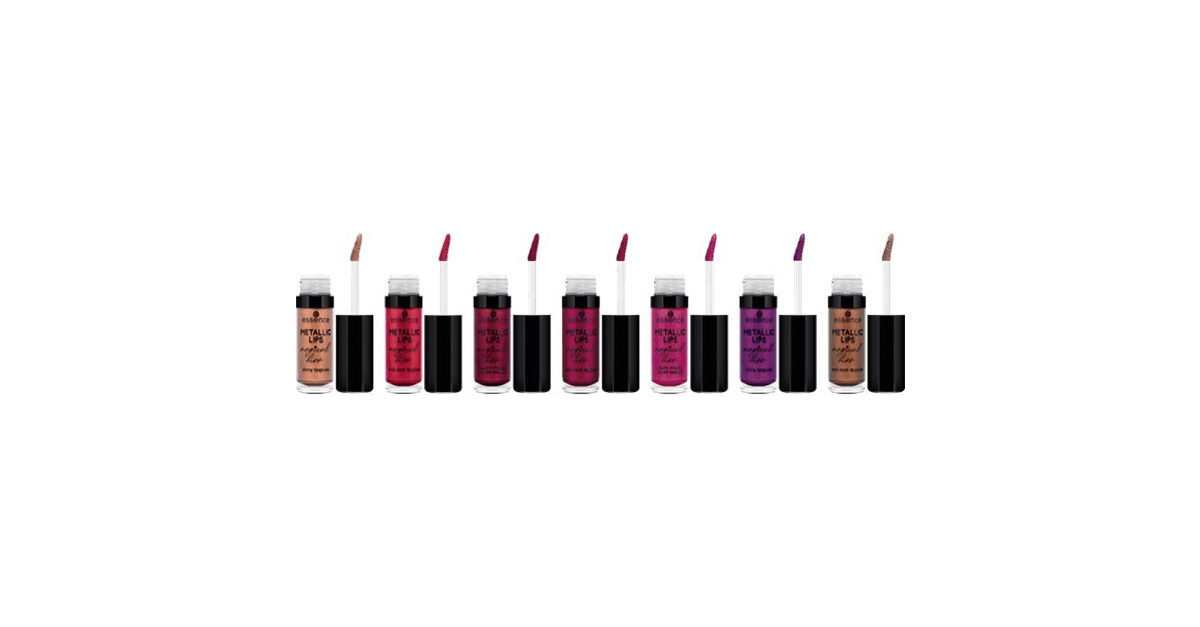 essence metallic lips magical kiss lip colour set