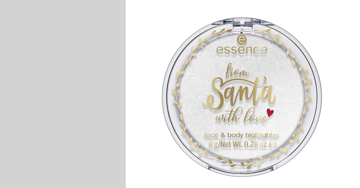 essence from santa with love face & body highlighter 01 let it glow!