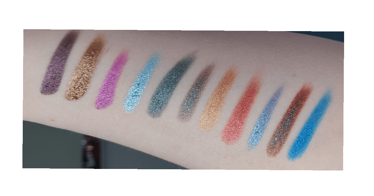 opvspotlightpalette swatch shimmers