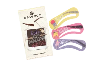 essence little eyebrow monsters eyebrow stencils