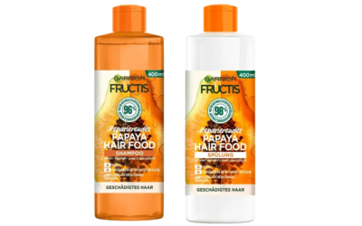 Garnier Fructis HAIRFOOD Papaya Shampoo und Spülung