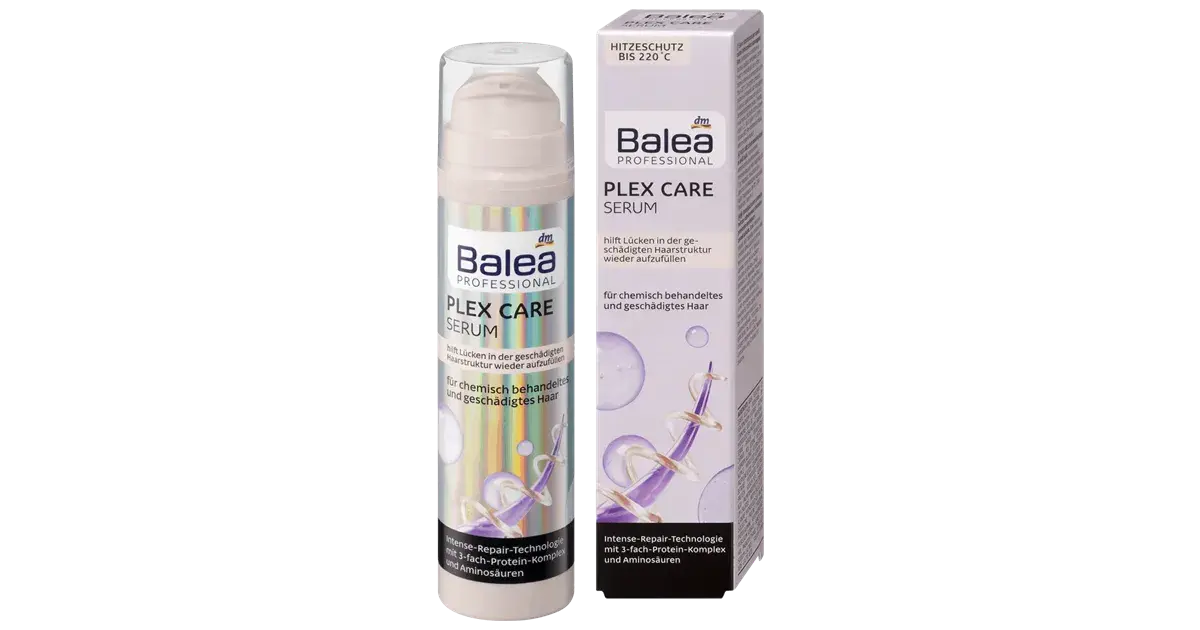 Balea Professional Plex Care Shampoo, Conditioner und Leave-In Serum