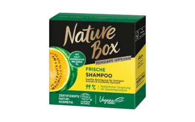 Gewinne ein festes Shampoo Frische von Nature Box.