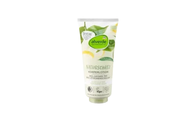 alverde Körperlotion Naturschatz Bio-Grüner Tee & Bio-Zitronenschale